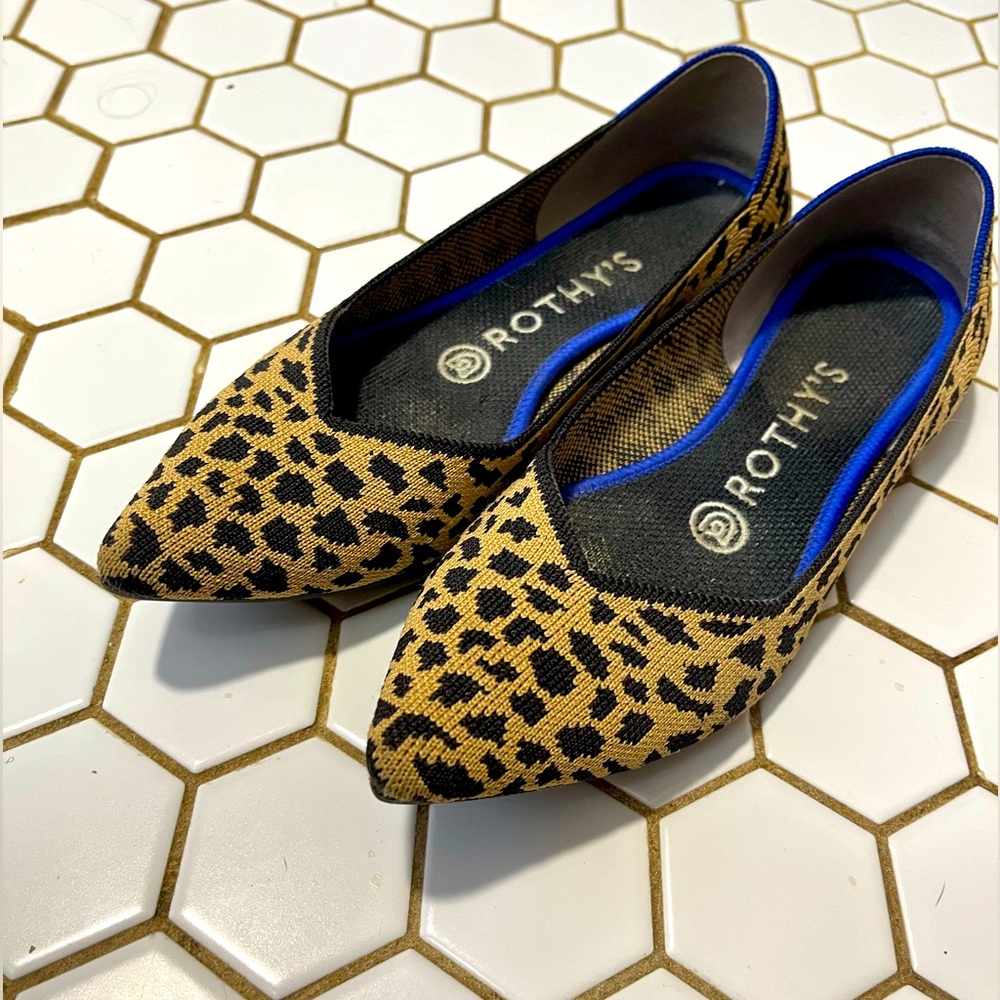 Rothy's Point leopard flats